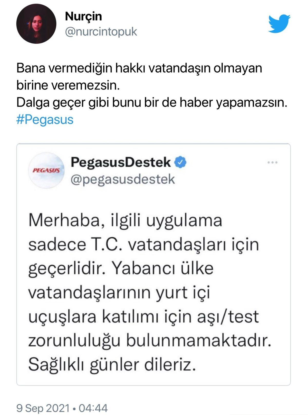 Pegasus’un PCR Testi Açıklaması, Sosyal Medyayı Ayağa Kaldırdı: İşte Tepkiler ve Açıklamanın Perde Arkası