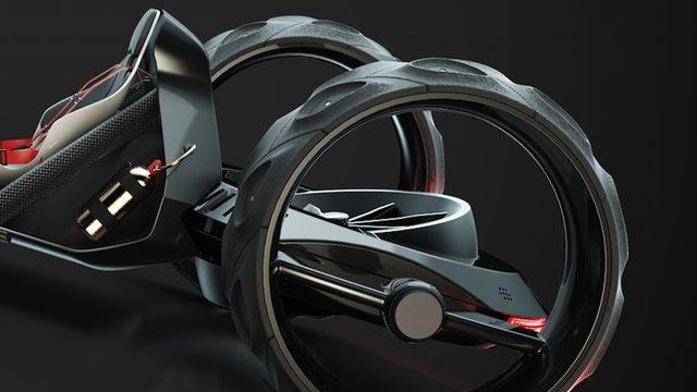 Bilim Kurgu Filmlerinden Fırlamış Sürücülü Drone Konsepti