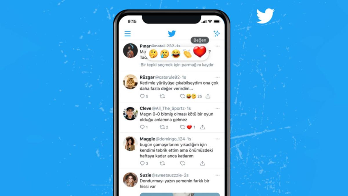 Twitter, ’Emoji ile Tepki Verme’ Özelliğini Dünyada İlk Kez Türkiye’de Test Etmeye Başladı