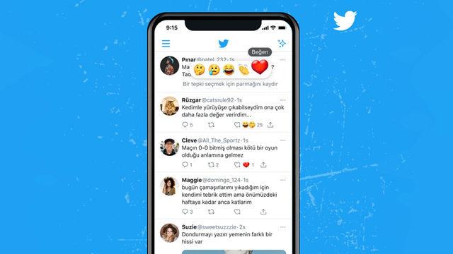 Twitter, ’Emoji ile Tepki Verme’ Özelliğini Dünyada İlk Kez Türkiye’de Test Etmeye Başladı