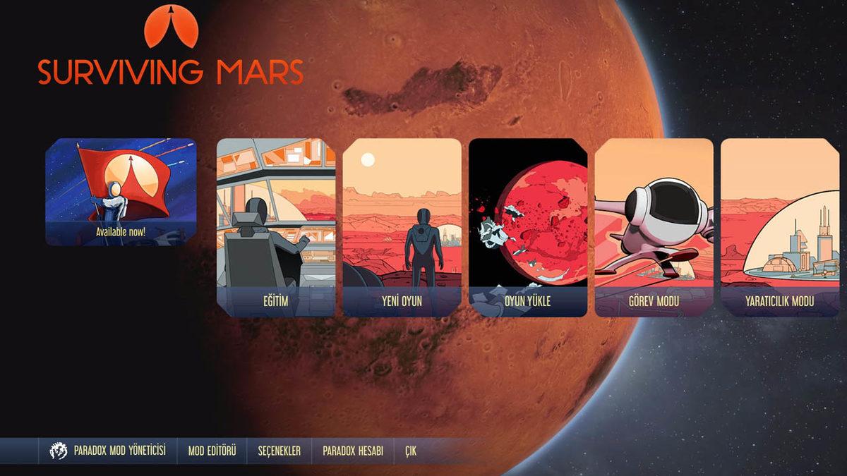 Elon Musk Simülasyonu: Mars’ı Yaşanabilir Kılmaya Çalıştığınız Surviving Mars’a Türkçe Dil Desteği Geldi