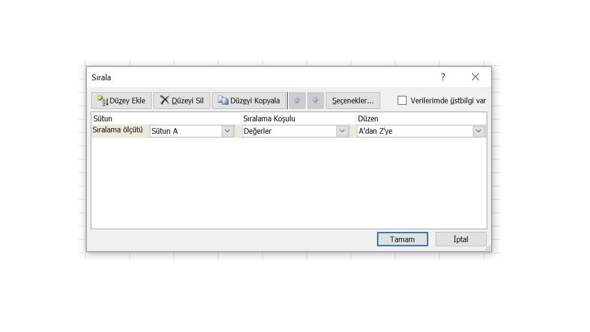 Word, Excel, Dökümanlar ve E-Tablolar’da Alfabetik Sıralama Nasıl Yapılır?