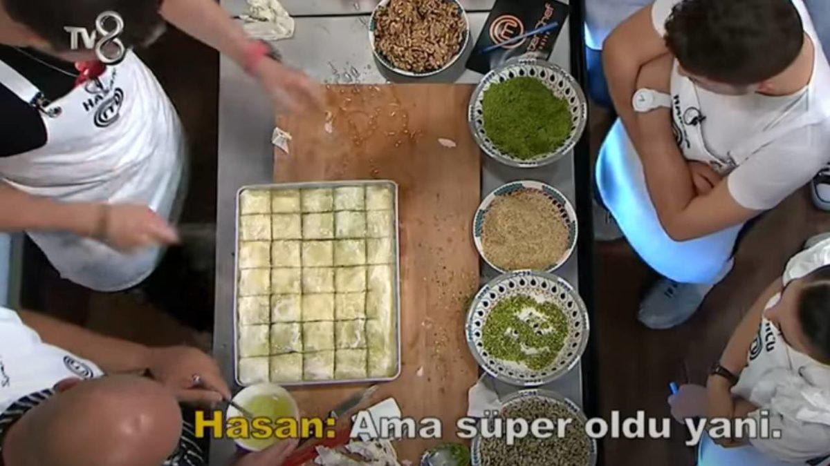 Kazan Doğurmuştur: Masterchef’te Fırına 35 Dilim Giren Baklava 42 Dilim Olarak Çıktı