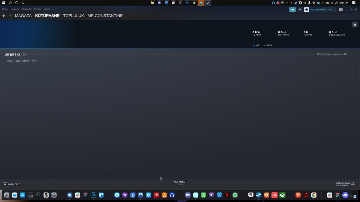 Steam, Arayüzünün Değiştirilebileceğini Hatırladı: İndirmeler Arayüzü Değişti