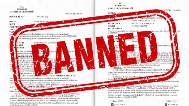 Bazı Haber Sitelerindeki Haberlerin ’Sahte Kararlarla’ Kaldırılmaya Çalışıldığı Öne Sürüldü