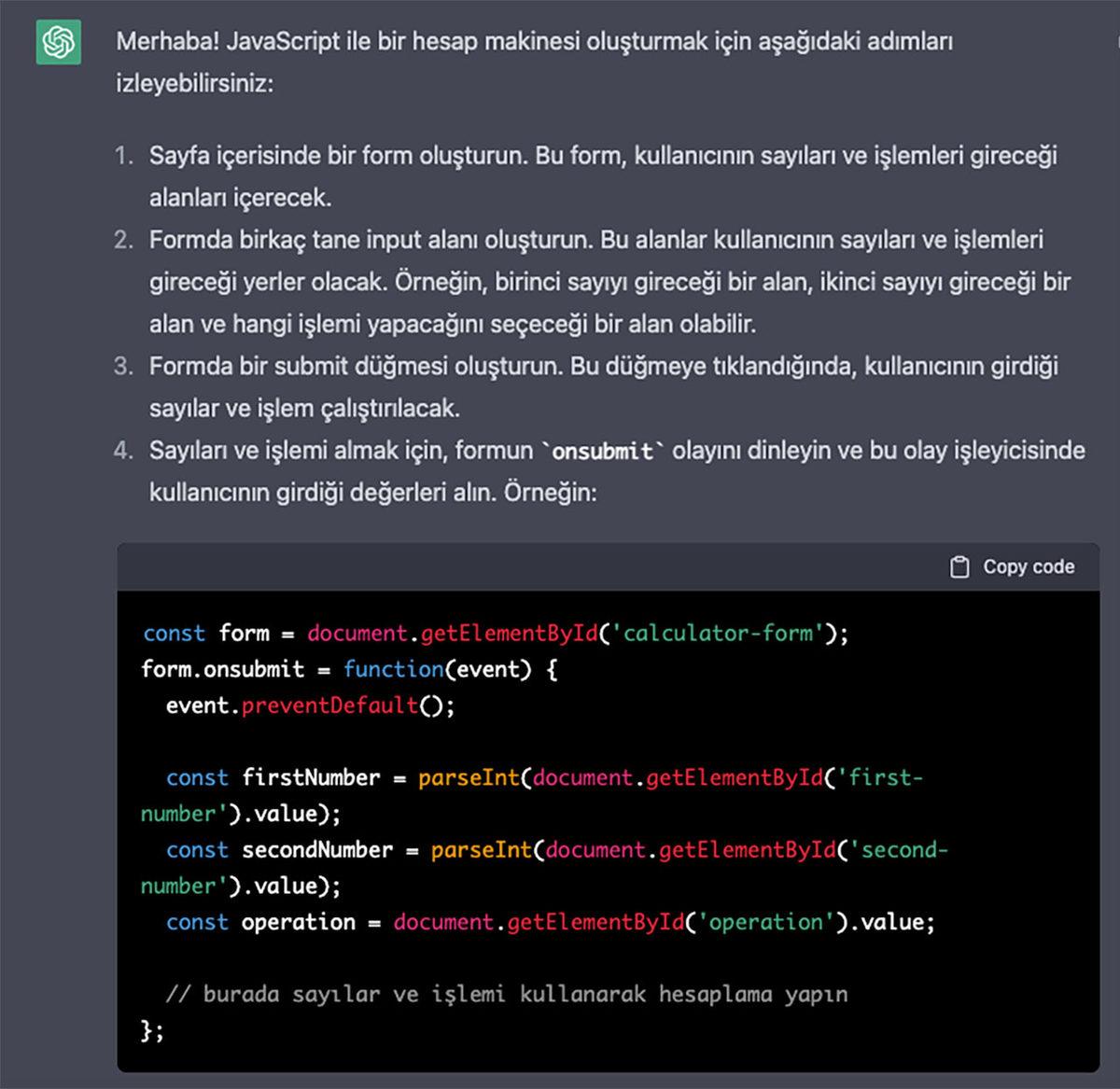 Sıfırdan Uygulama Bile Geliştirebilen Yapay Zekâ ChatGPT, Yazılımcıların 