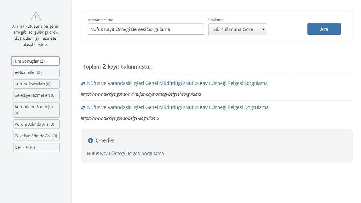 e-Devlet Üzerinden Nüfus Kayıt Örneği Nasıl Alınır? Birkaç Basit Adımda Anlattık