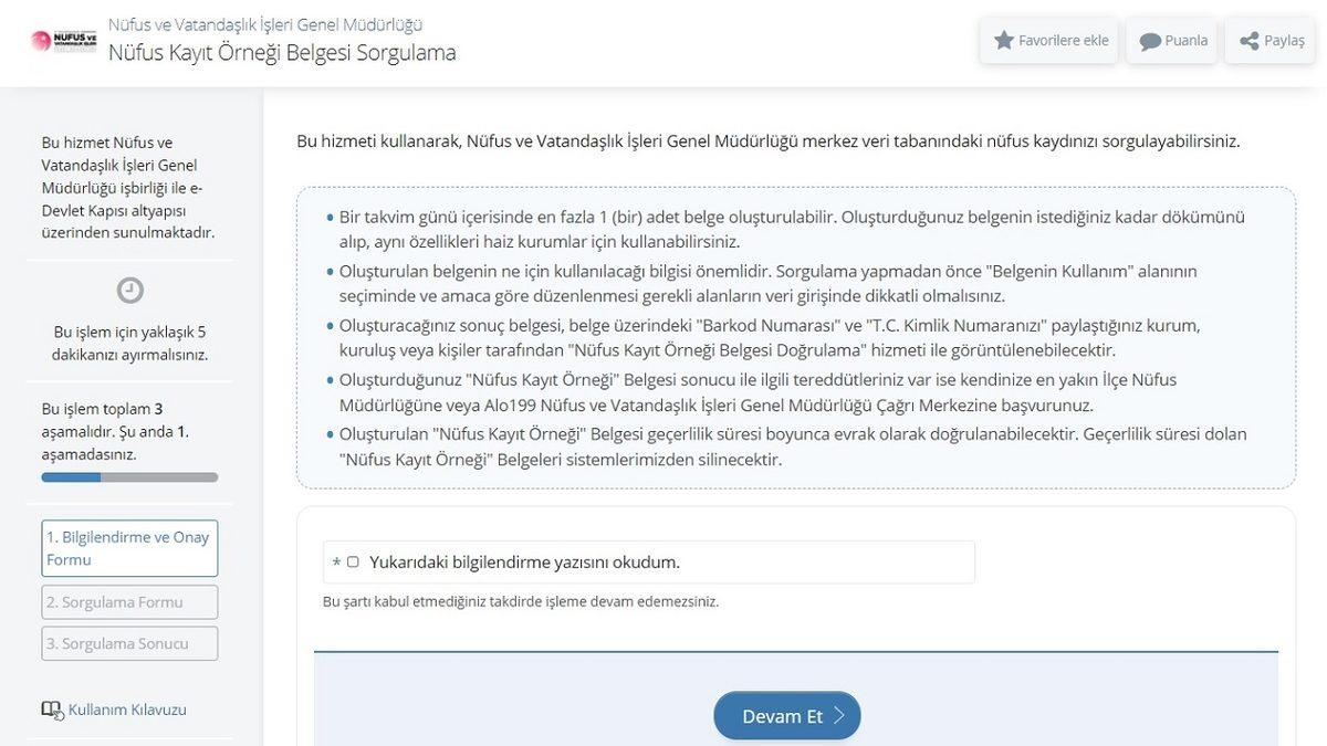 e-Devlet Üzerinden Nüfus Kayıt Örneği Nasıl Alınır? Birkaç Basit Adımda Anlattık