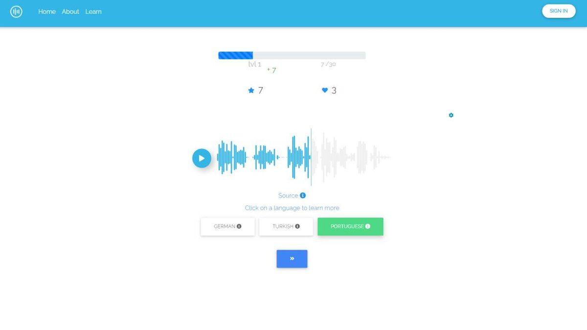 Challenge Accepted: Dinlediğiniz Konuşmaların Hangi Dilde Olduğunu Tahmin Etmeye Çalıştığınız İnternet Sitesi