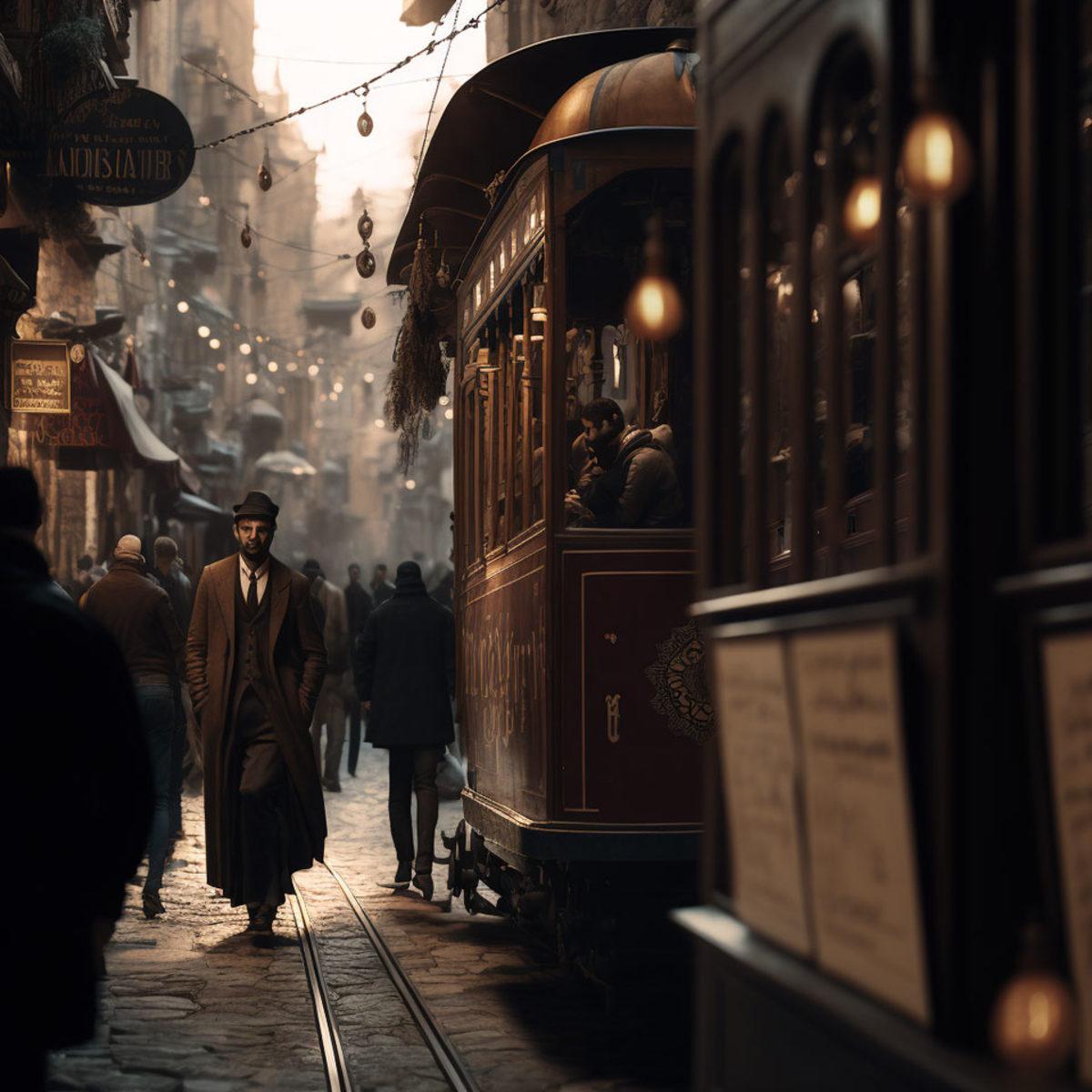 İstanbul’un 1900’lü Yıllardaki Görüntüsü Yapay Zekâ ile Yeniden Oluşturuldu: Her Karesi Film Sahnesi Gibi