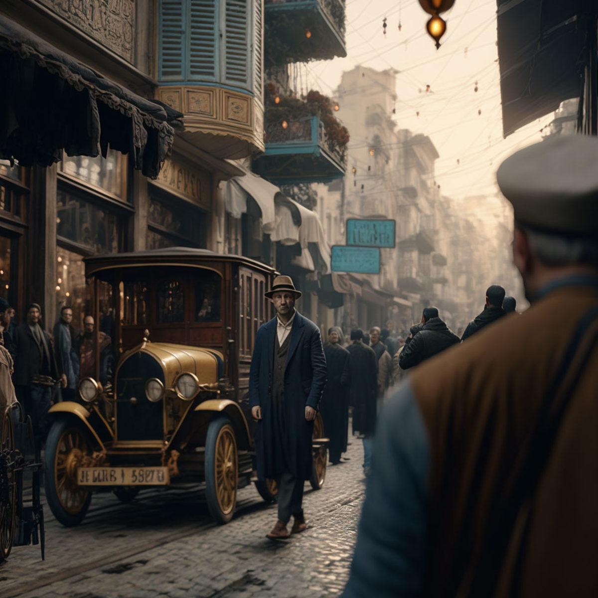 İstanbul’un 1900’lü Yıllardaki Görüntüsü Yapay Zekâ ile Yeniden Oluşturuldu: Her Karesi Film Sahnesi Gibi