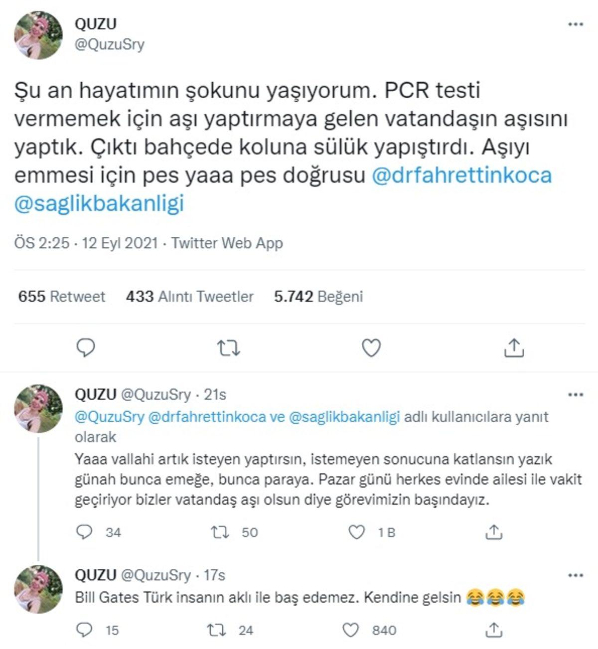 Şeytanın Aklına Gelmez: Aşılı Gözükmek İsteyen Bir Aşı Karşıtı, Aşıyı Emsin Diye Koluna Sülük Yapıştırdı