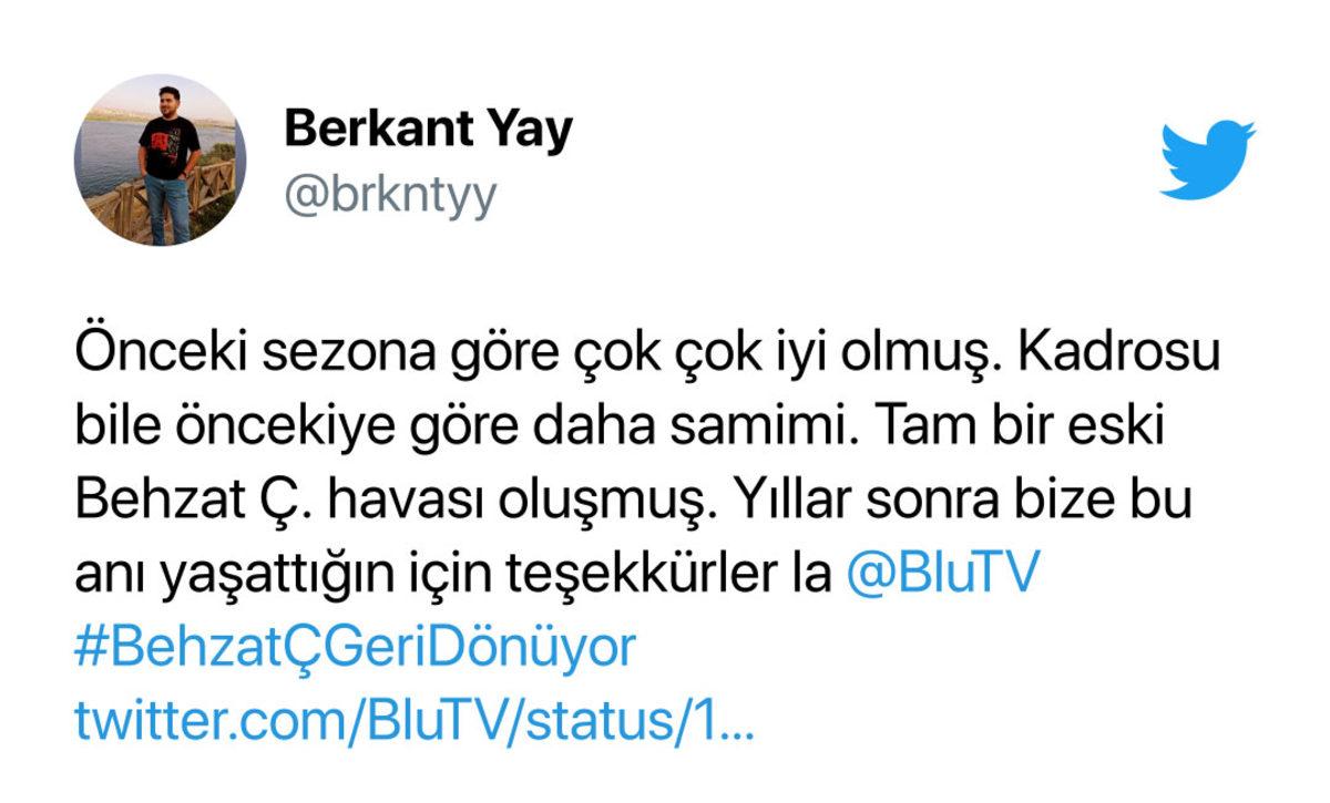 Behzat Ç.’nin Yeni Sezonundan İlk Bölüm Bugün Yayınlandı: İşte İlk Tepkiler