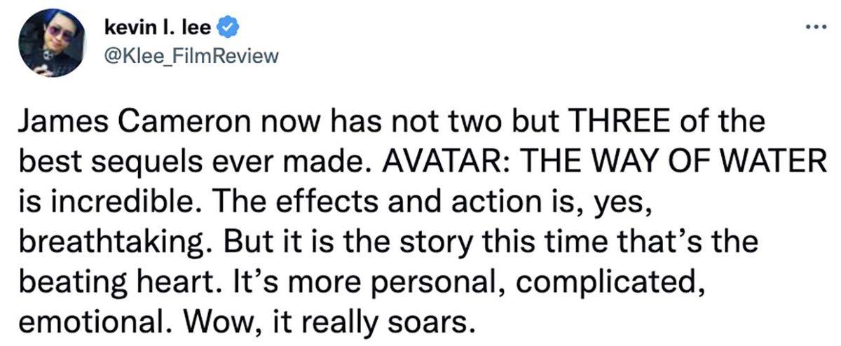 13 Yıldır Beklenen Avatar 2’ye İlk Tepkiler Geldi: 