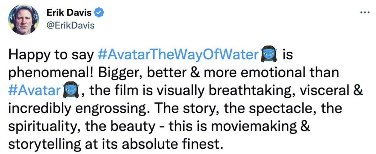 13 Yıldır Beklenen Avatar 2’ye İlk Tepkiler Geldi: 