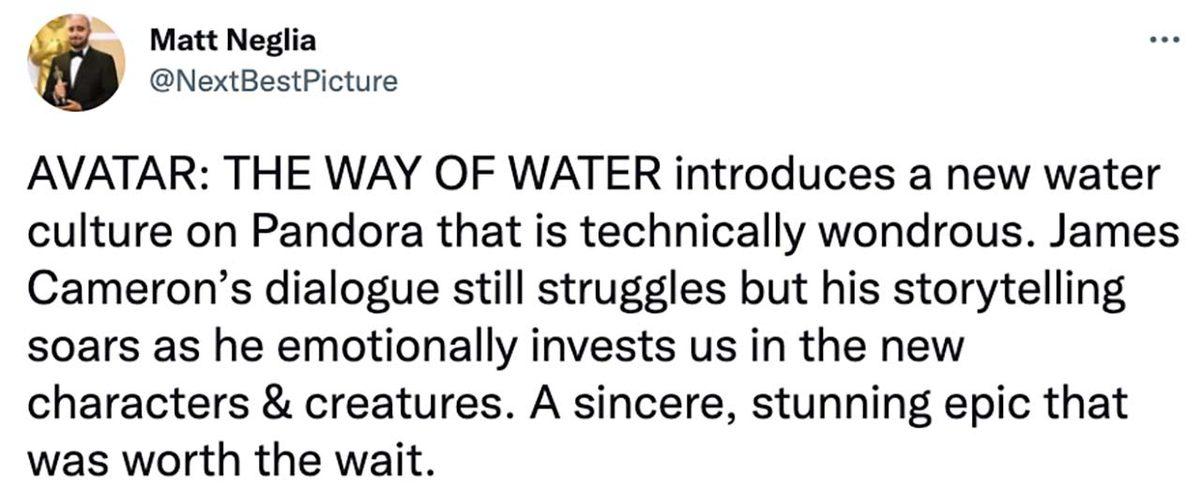 13 Yıldır Beklenen Avatar 2’ye İlk Tepkiler Geldi: 