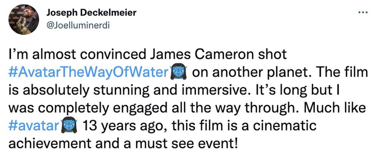 13 Yıldır Beklenen Avatar 2’ye İlk Tepkiler Geldi: 