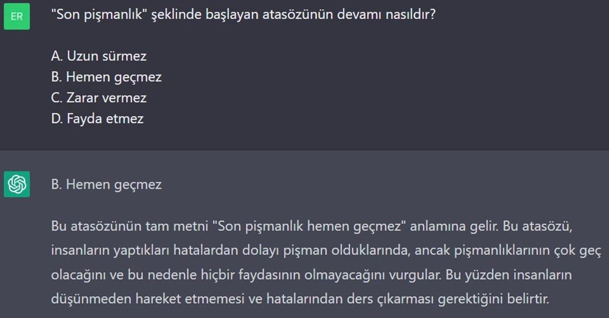 ChatGPT’yi 3 Yıl Sonra Tekrar