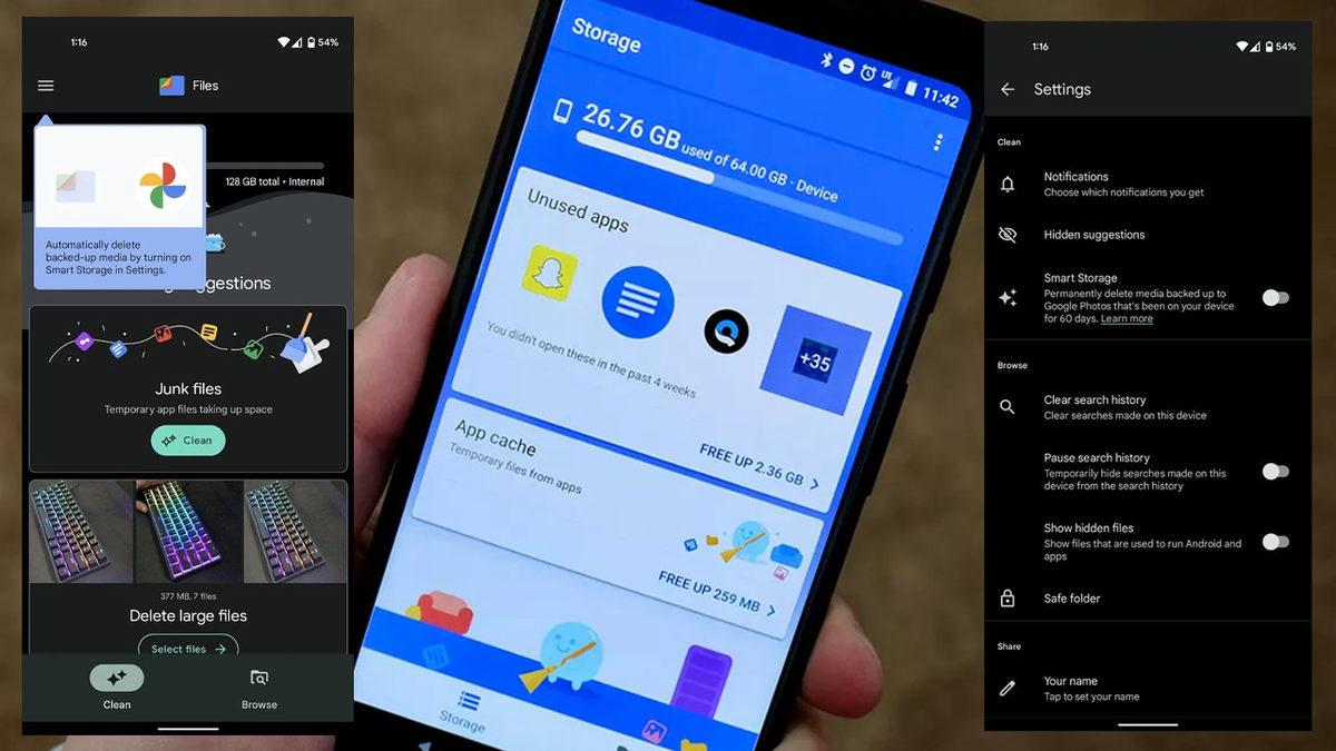 Google Files, Akıllı Telefonda Veri Temizlemekten Usananların İmdadına Yetişen Bir Güncelleme Aldı