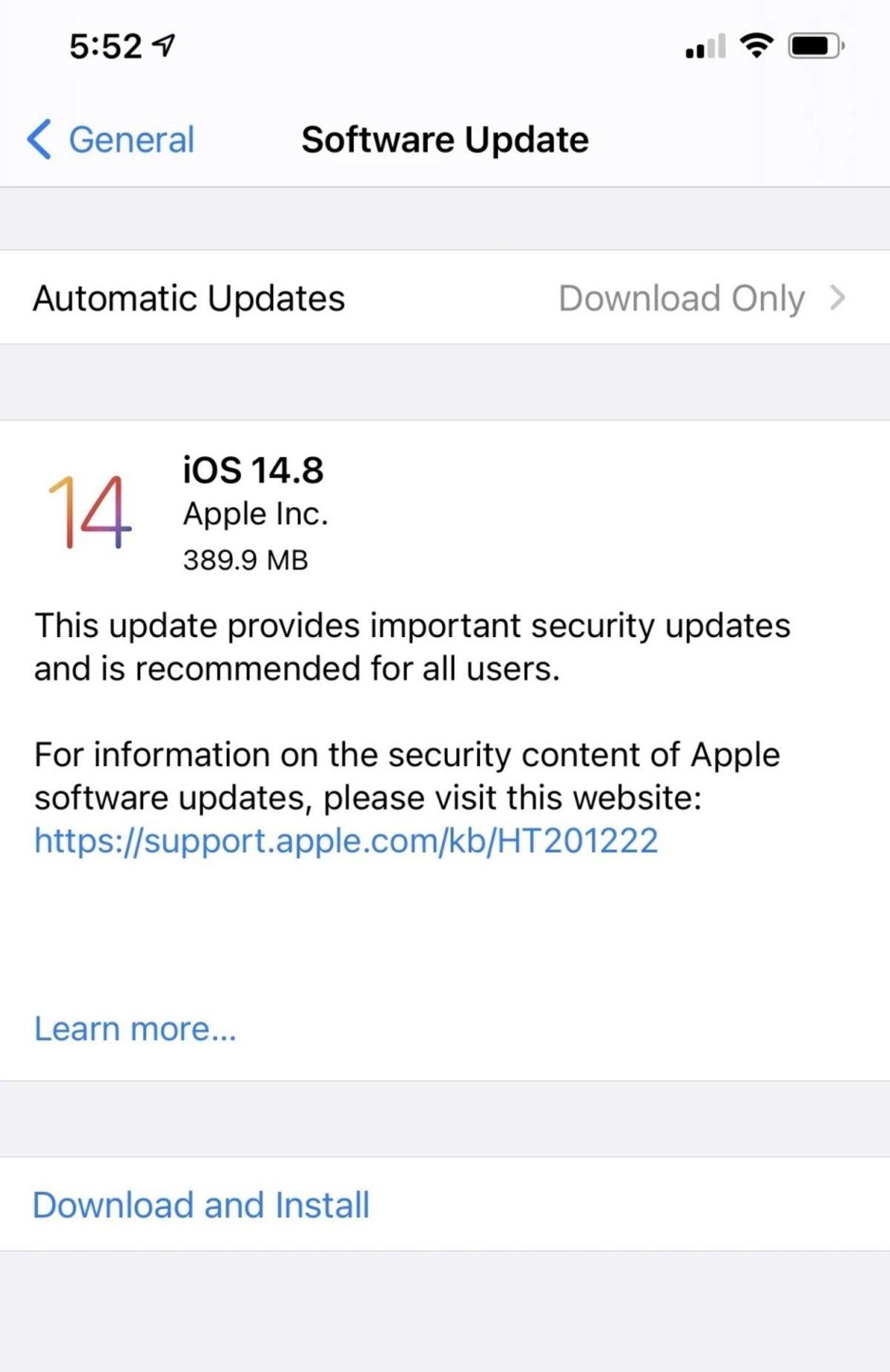 Apple, iPhone Kullanıcılarının Acilen Yüklemesi Gereken Bir Güncelleme Yayınladı