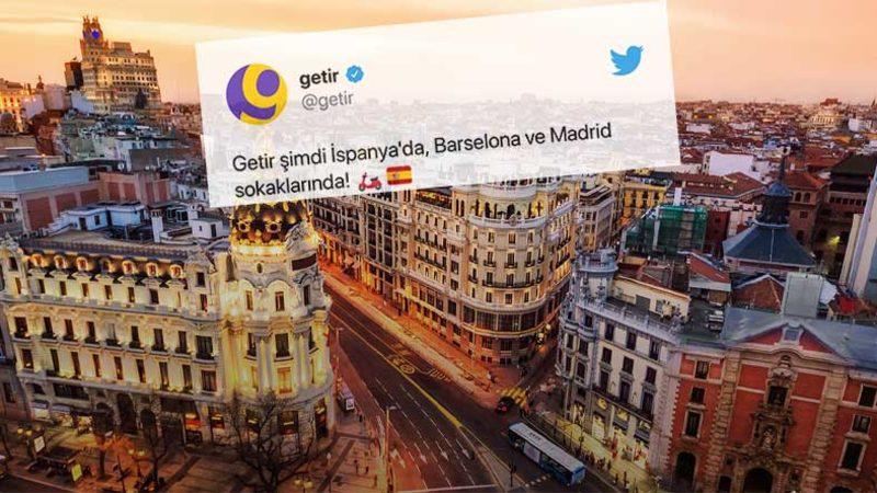 Son Hızla Dünyaya Yayılmaya Devam Eden Getir’in Son Durağı İspanya Oldu