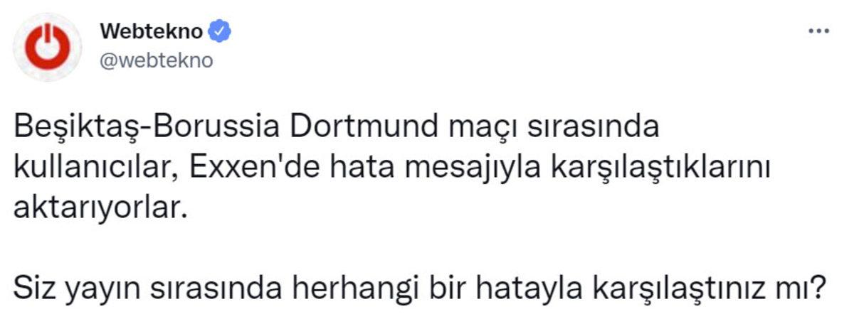 Exxen İzleyicileri Beşiktaş-Dortmund Maçını İzlerken Sorun Yaşıyor: İşte Gelen Tepkiler