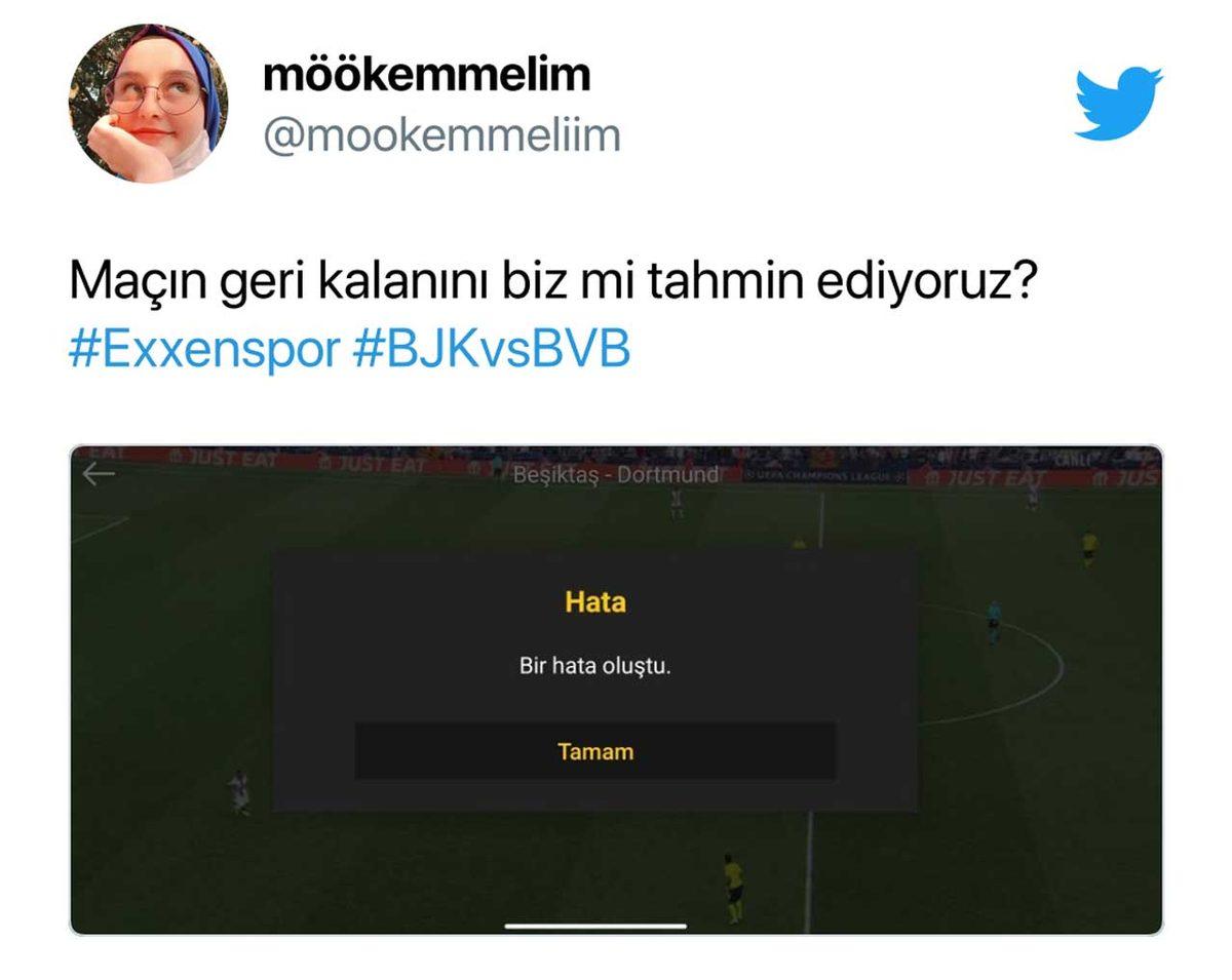 Exxen İzleyicileri Beşiktaş-Dortmund Maçını İzlerken Sorun Yaşıyor: İşte Gelen Tepkiler