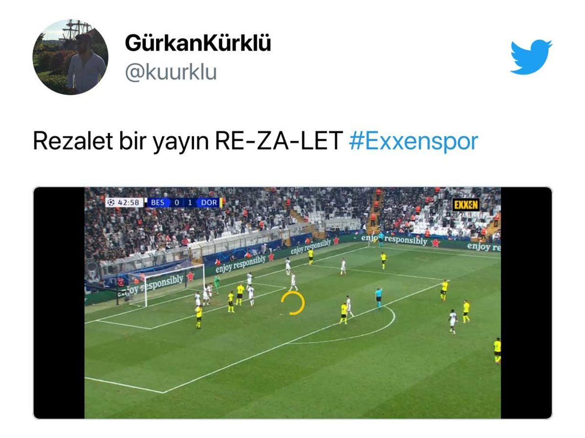 Exxen İzleyicileri Beşiktaş-Dortmund Maçını İzlerken Sorun Yaşıyor: İşte Gelen Tepkiler