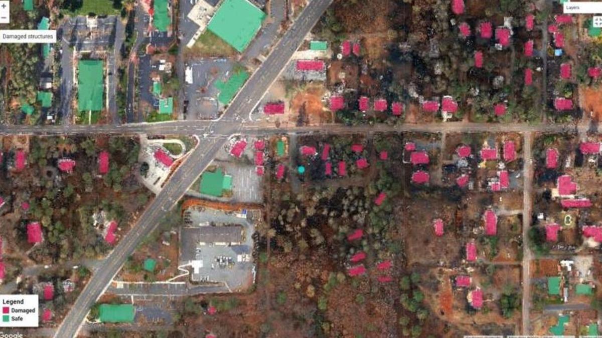 Yapay Zeka, Orman Yangınlarında Zarar Gören Evleri İşte Böyle Tespit Ediyor [Video]