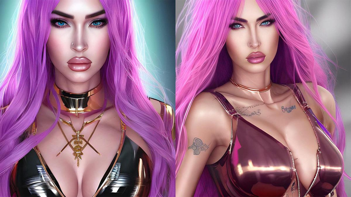 Megan Fox, Yapay Zeka Tarafından Oluşturulan Görsellerini Paylaştı: 