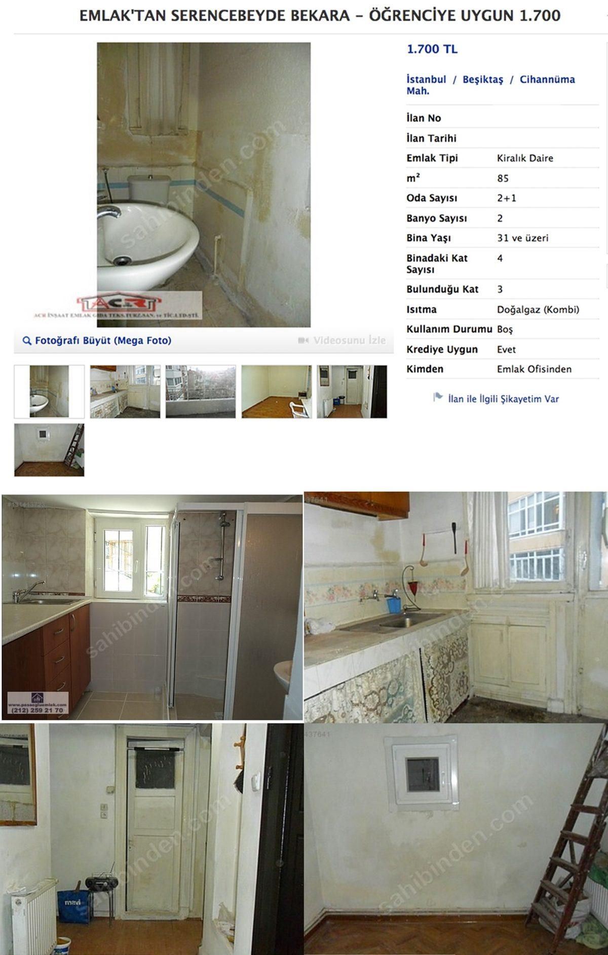 Emlakçıların ve Ev Sahiplerinin Gözü Döndü: İşte Fahiş Kira Bedeli İstedikleri Zindan Gibi Daireler!