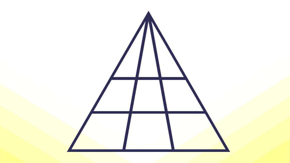 Bu Görselde Kaç Üçgen Olduğunu 1 Dakika İçinde Bulabilmek İçin Hızlı Düşünen Bir Zekâya Sahip Olmanız Gerekiyor!