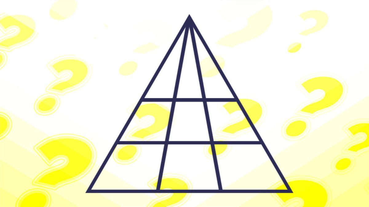 Bu Görselde Kaç Üçgen Olduğunu 1 Dakika İçinde Bulabilmek İçin Hızlı Düşünen Bir Zekâya Sahip Olmanız Gerekiyor!