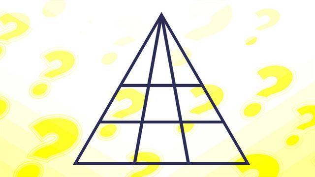 Bu Görselde Kaç Üçgen Olduğunu 1 Dakika İçinde Bulabilmek İçin Hızlı Düşünen Bir Zekâya Sahip Olmanız Gerekiyor!