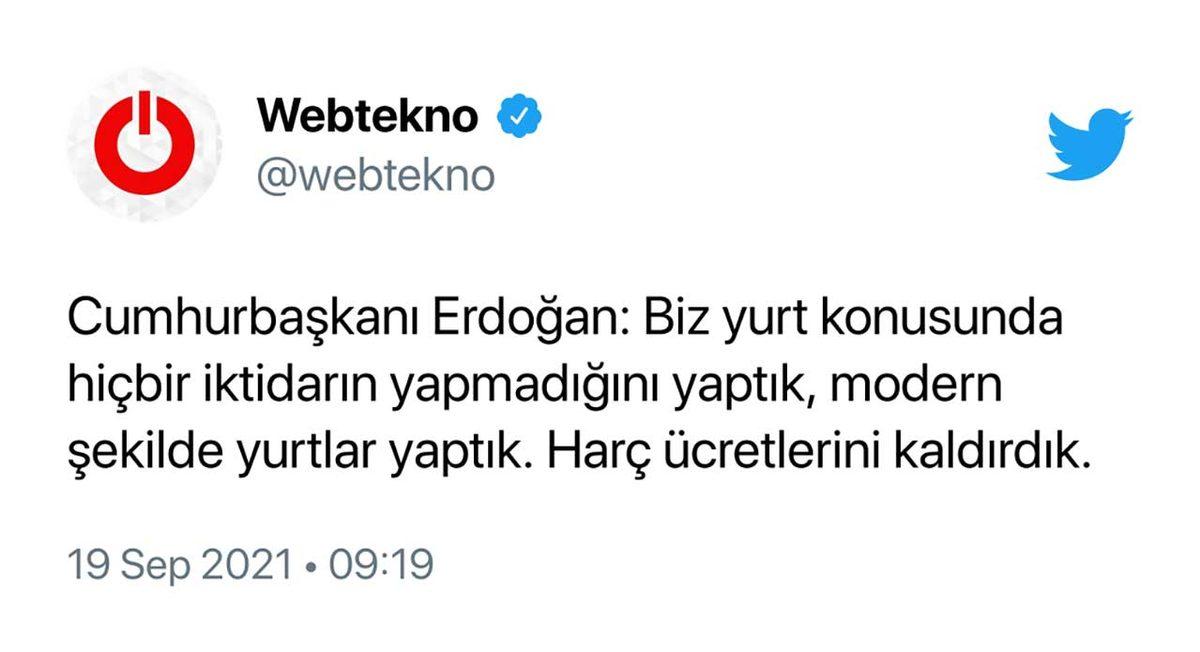 Cumhurbaşkanının Öğrenci Yurtları Açıklaması Sosyal Medyada Gündem Oldu: İşte Gelen Yorumlar