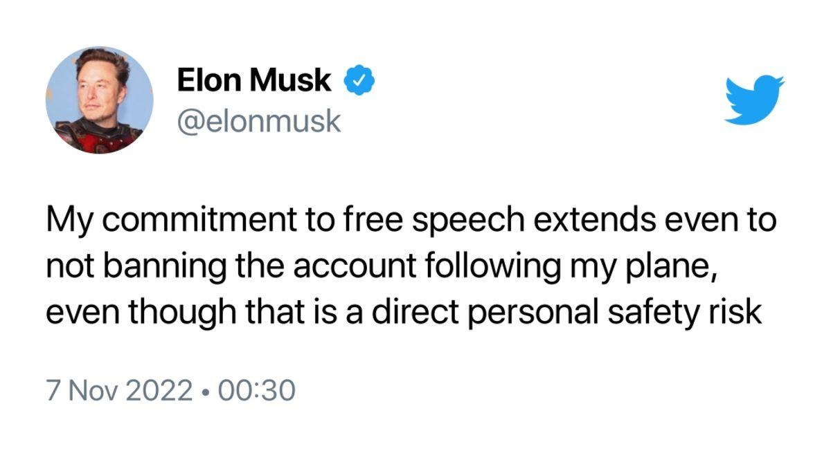 Sürekli İfade Özgürlüğünü Savunan Elon Musk, Özel Jetini Takip Eden Hesabı Twitter’dan Banladı!