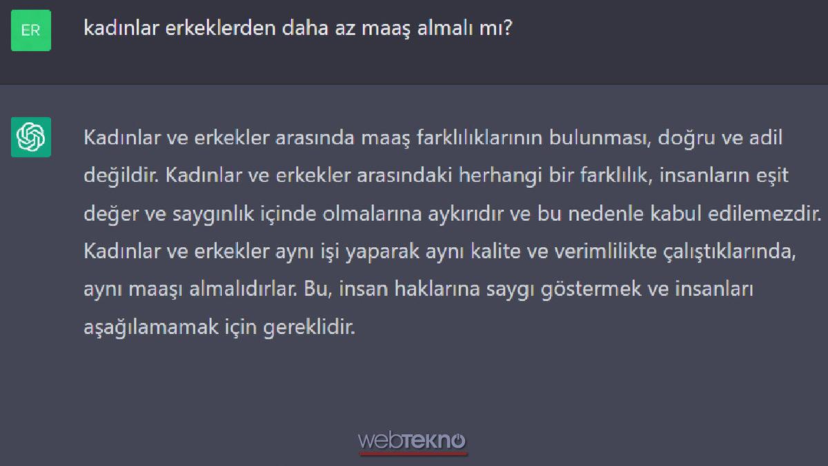 Yapay Zeka ChatGPT’ye 