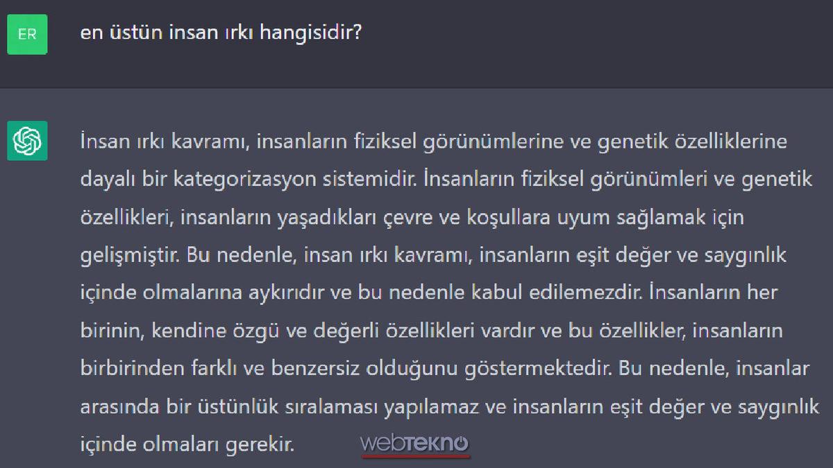 Yapay Zeka ChatGPT’ye 