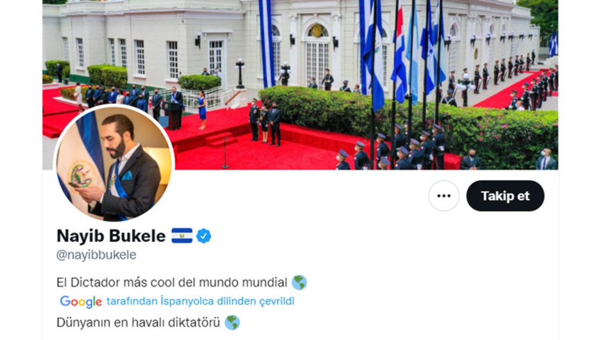 Elon Musk’ın Yazmasından İyidir: Rahat Duramayan El Salvador Devlet Başkanı, Twitter Profiline ‘Diktatör’ Yazdı