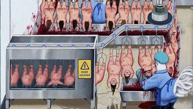 Farkındalık Artırır: Bu Çarpıcı Çizimleri Gördükten Sonra Bir Daha Et Yemek İstemeyebilirsiniz [+18]