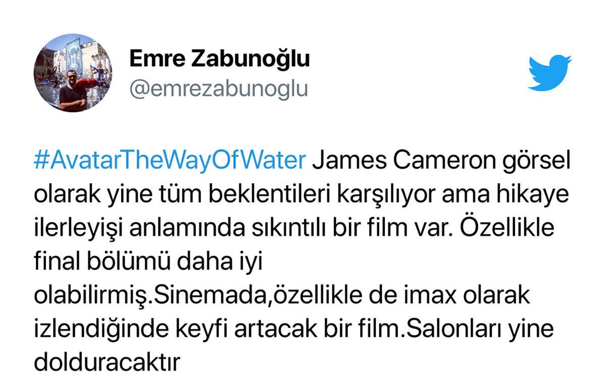 Avatar: The Way of Water, Twitter Kullanıcıları Tarafından Değerlendirildi: “Uzun Olmasına Rağmen Hiç Sıkmadı”
