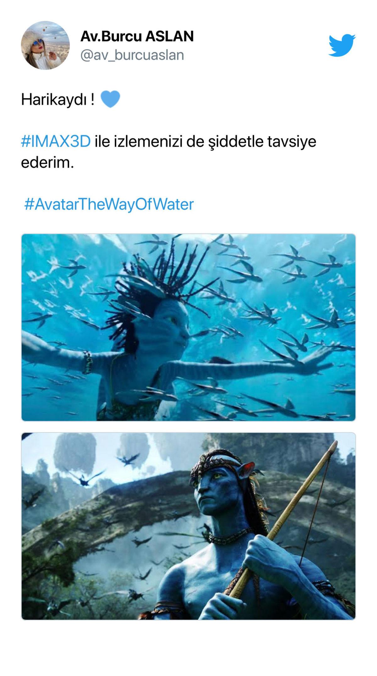 Avatar: The Way of Water, Twitter Kullanıcıları Tarafından Değerlendirildi: “Uzun Olmasına Rağmen Hiç Sıkmadı”