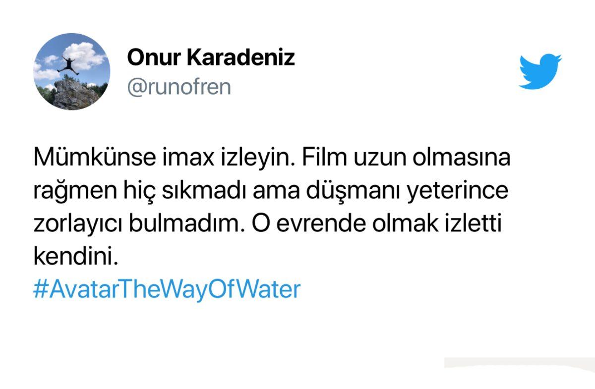 Avatar: The Way of Water, Twitter Kullanıcıları Tarafından Değerlendirildi: “Uzun Olmasına Rağmen Hiç Sıkmadı”