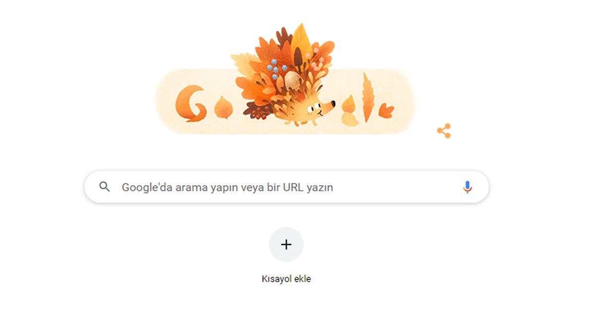 Google’dan Sonbaharın Gelişini Yüzümüze Yüzümüze Vuran Özel Doodle