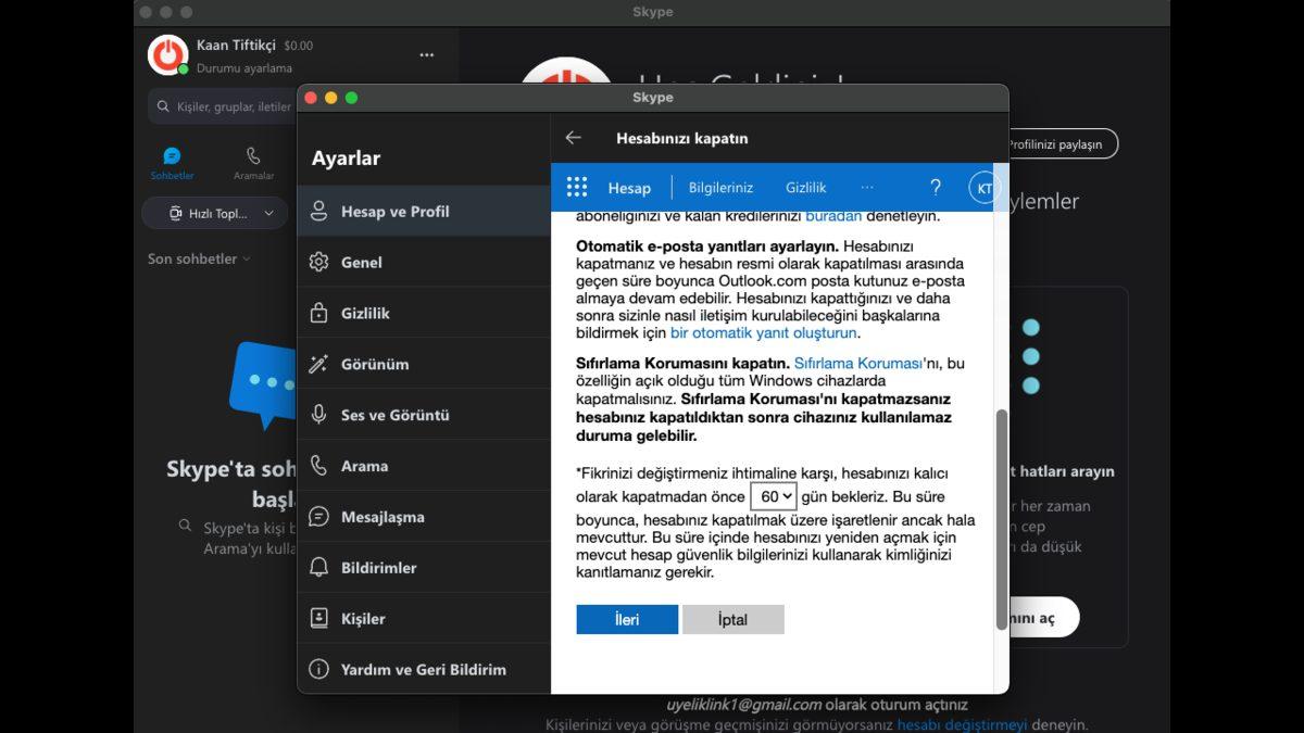 Skype Hesap Silme Nasıl Yapılır?