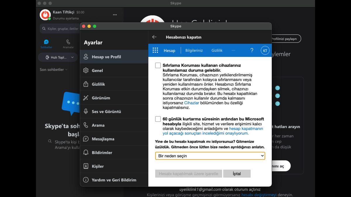 Skype Hesap Silme Nasıl Yapılır?