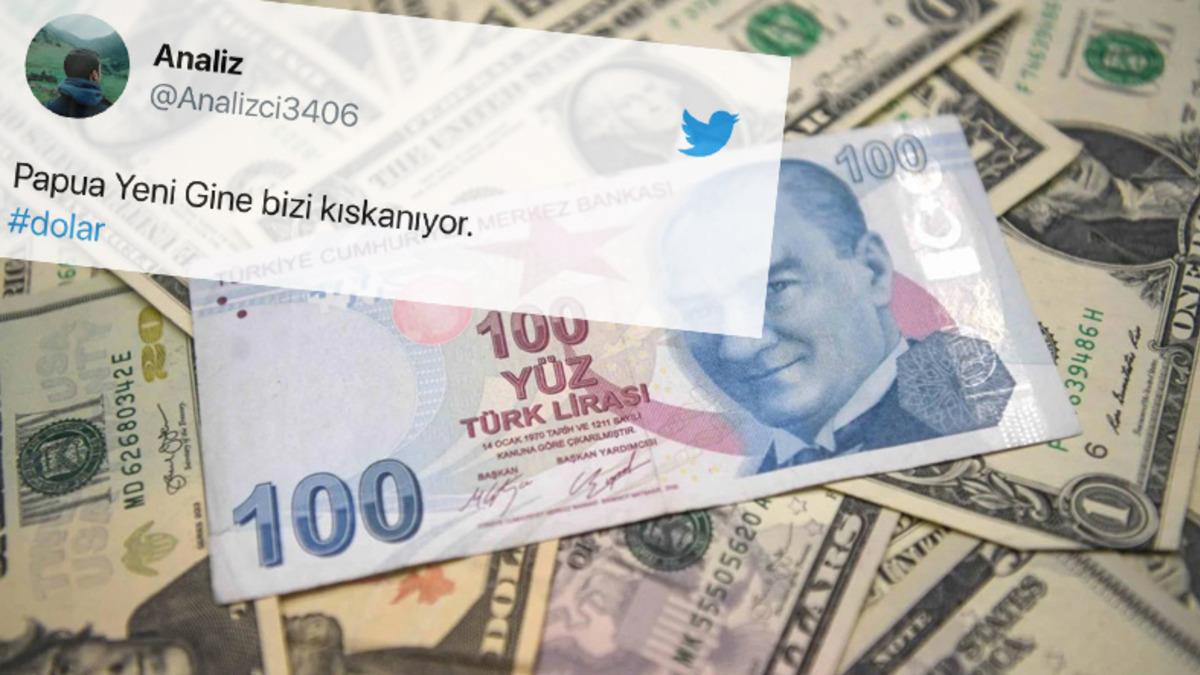 Bugün de Ağlanacak Halimize Güldük: Doların TL Karşısında Rekor Üstüne Rekor Kırmasına Sosyal Medyadan Gelen Tepkiler