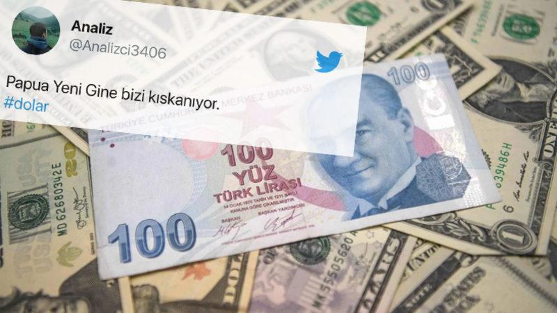 Bugün de Ağlanacak Halimize Güldük: Doların TL Karşısında Rekor Üstüne Rekor Kırmasına Sosyal Medyadan Gelen Tepkiler