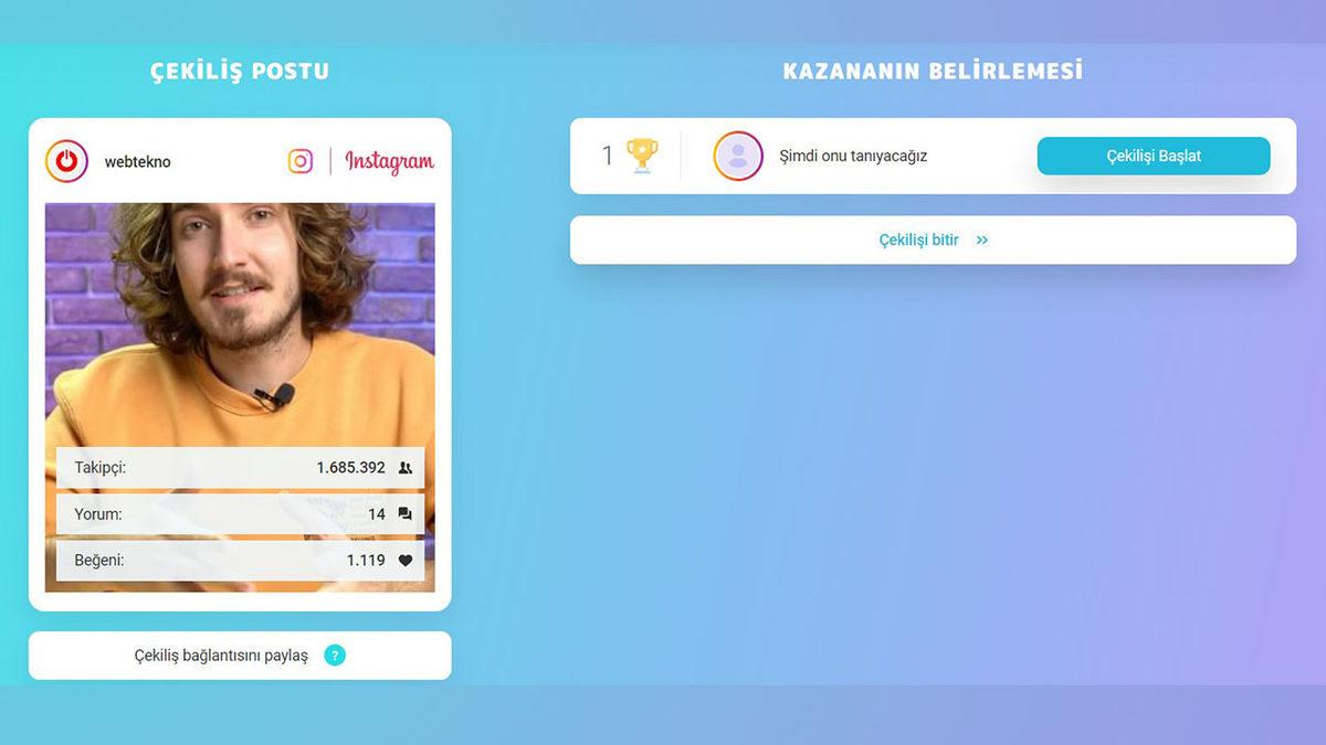 Instagram ve YouTube Üzerinden Ücretsiz Çekiliş Yapmanızı Sağlayacak Hizmet: You to Gift