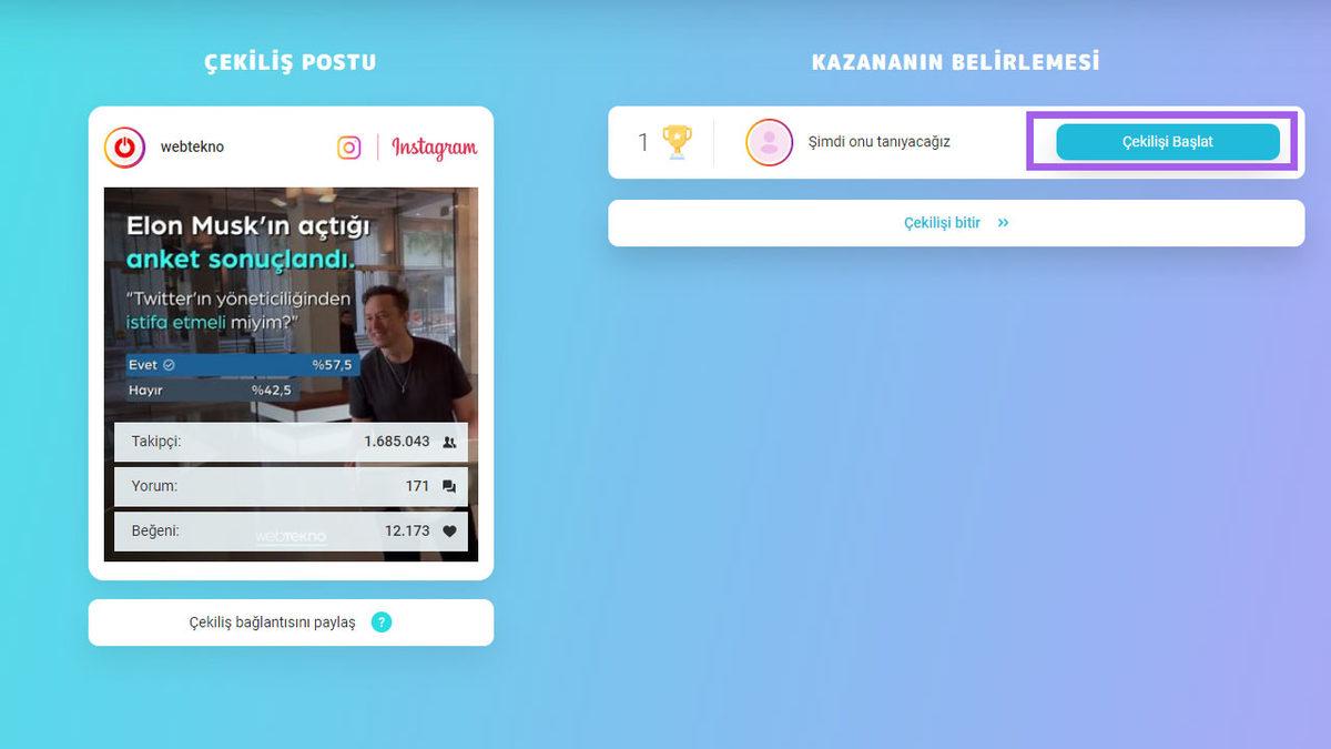 Instagram ve YouTube Üzerinden Ücretsiz Çekiliş Yapmanızı Sağlayacak Hizmet: You to Gift